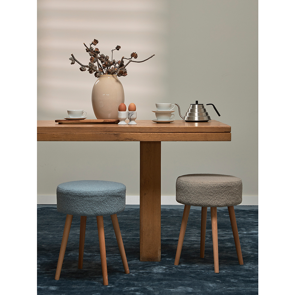 Табурет Bergenson Bjorn Carter, букле, бежевый