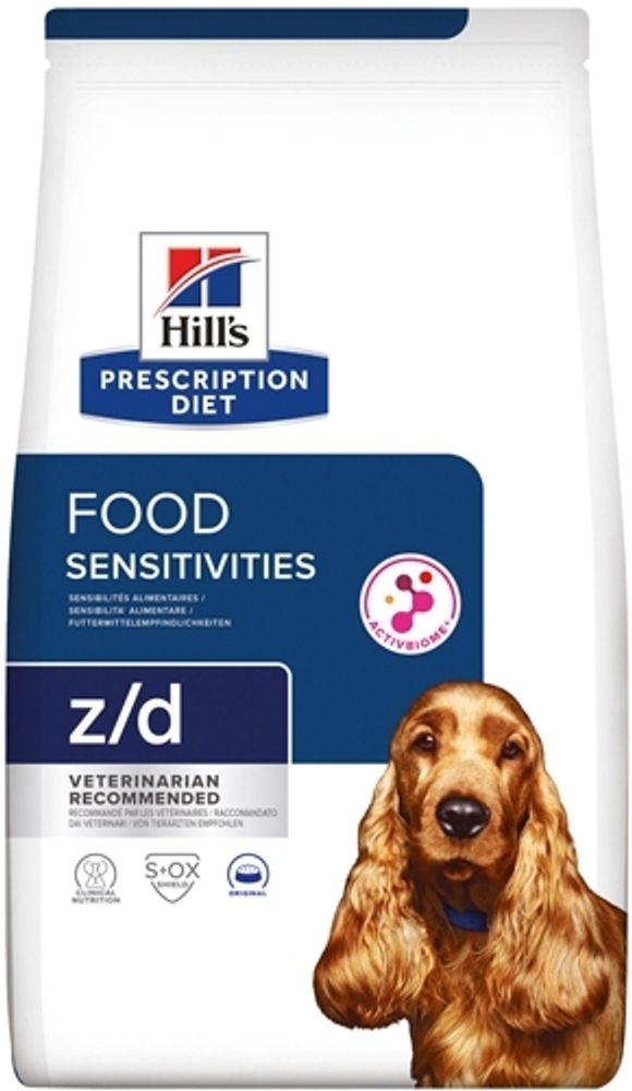 Сухой корм Hill&#39;s Z/D Ultra Диета для собак лечение острых пищевых аллергий 3 кг