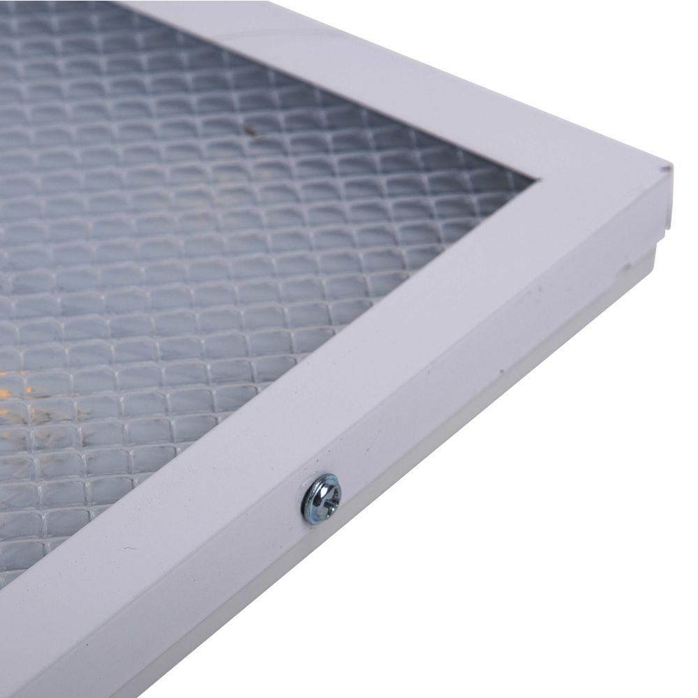 ULP-Q105 6060-72W-4000K WHITE Светильник светодиодный потолочный универсальный. Белый свет 4000K. Рассеиватель призма. Встроенный и-п. Корпус белый. ТМ Volpe