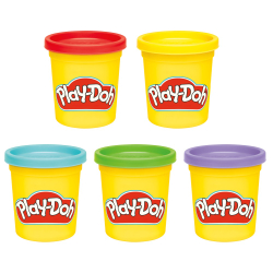 Hasbro G1860 — Набор с пластилином Play-Doh Снова в школу набор из 5 тюбиков G1860 — фото 2