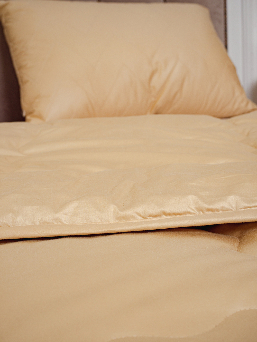 Одеяло ЛЕЖЕБОКА Монголия 172х205 из шерсти монгольского верблюда всесезонное, 3973-172