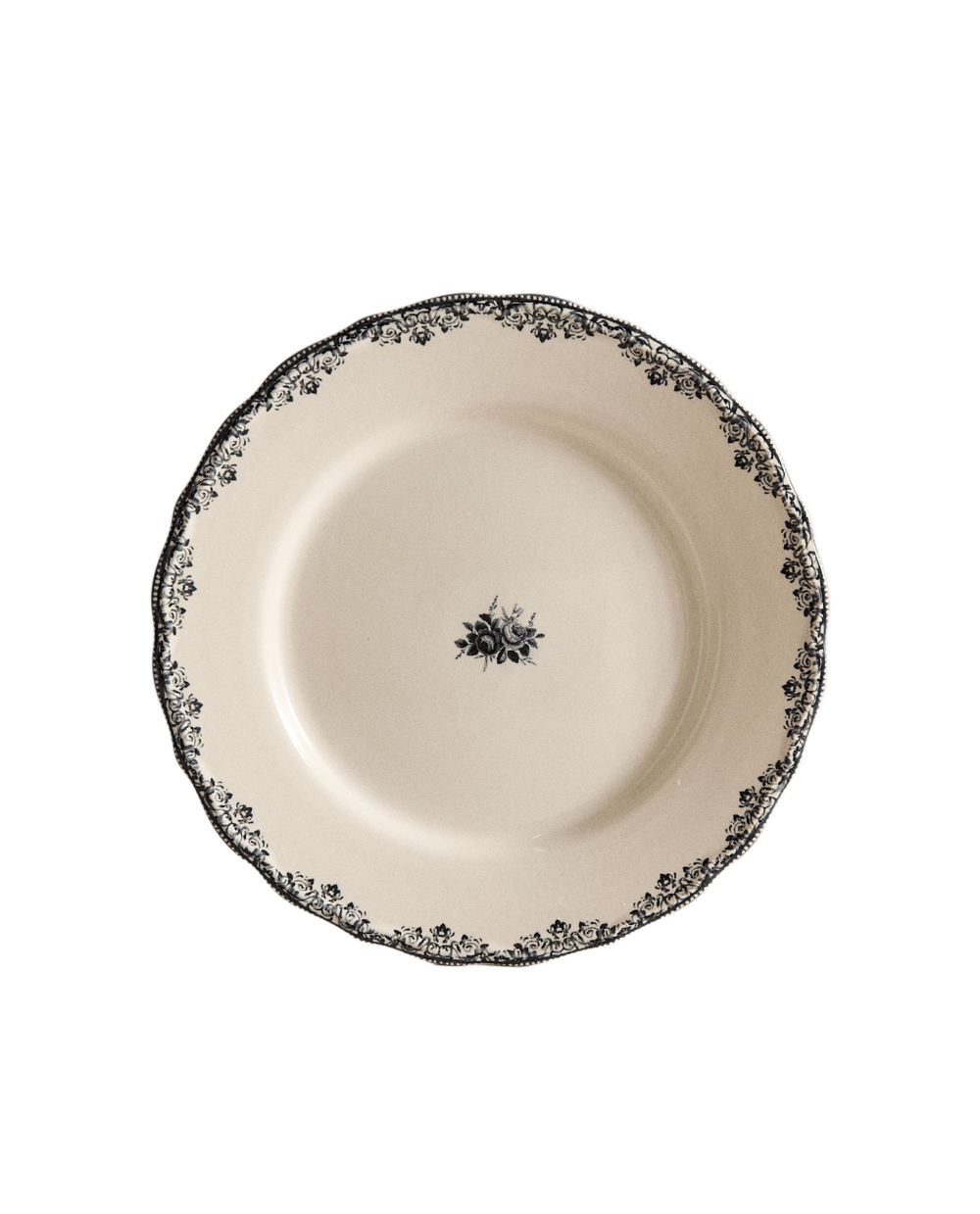Zara Home тарелка обеденная из фаянса, цвет синий, 27 см