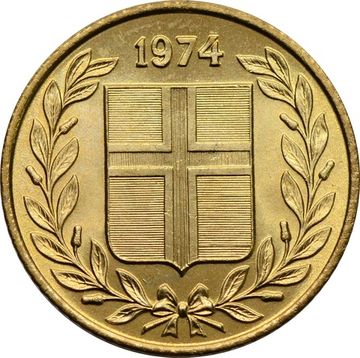 50 эйре 1974 Исландия