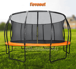 Батут с сеткой и лестницей, диаметр 8 фт