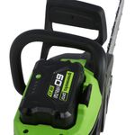 Цепная пила аккумуляторная Greenworks GD60CS25k5 Арт. 2008907U2G, 60V, 40 см, бесщеточная, 2500 Вт, с 2хАКБ 5 Ач. и ЗУ
