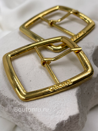 Пряжка Сел. золотая 35 мм