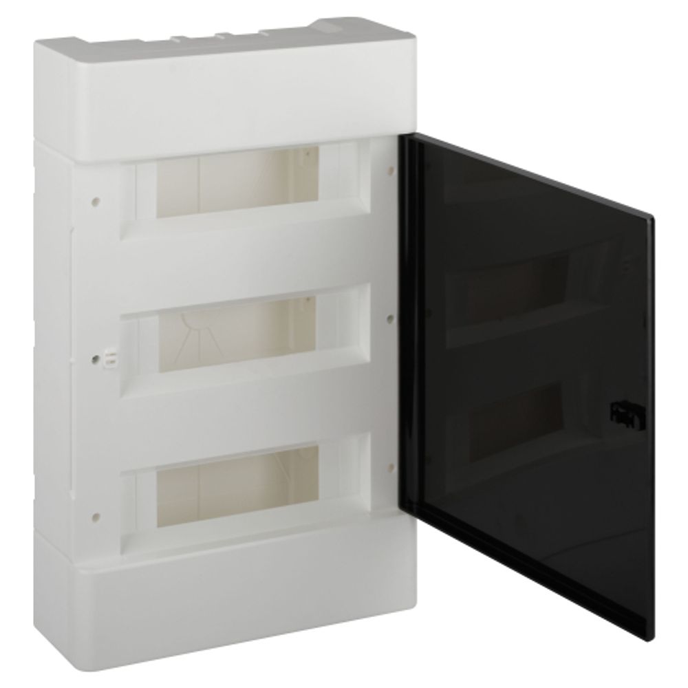 Корпус пластиковый навесной ЭРА TREND ЩРН-П-36 IP41 прозрачная крышка белый