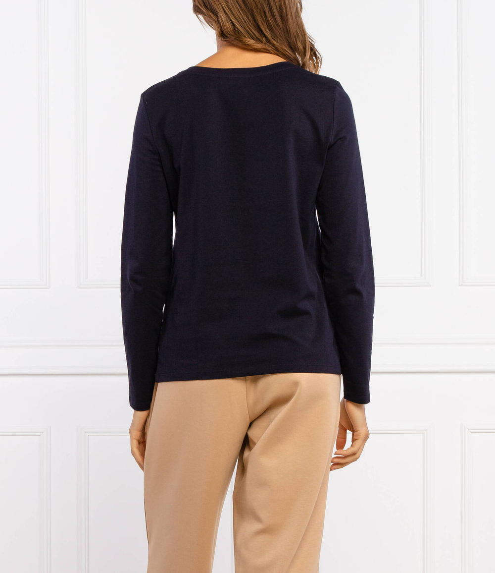 блузка Tommy Hilfiger - темно-синий(WW0WW30720)