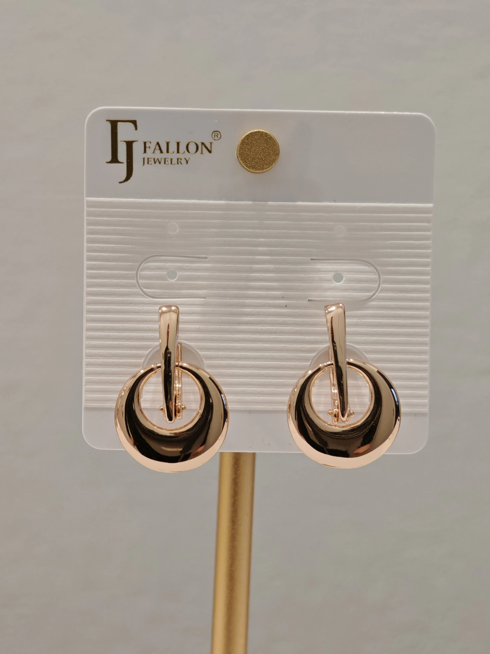 Серьги Fallon «Медальоны» Gold 18K