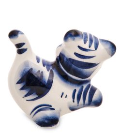 ГЛ- 769 Фигурка «Тигренок Гоша» (Гжельский фарфор)