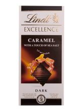 Тёмный шоколад Lindt с соленой карамелью 100 г