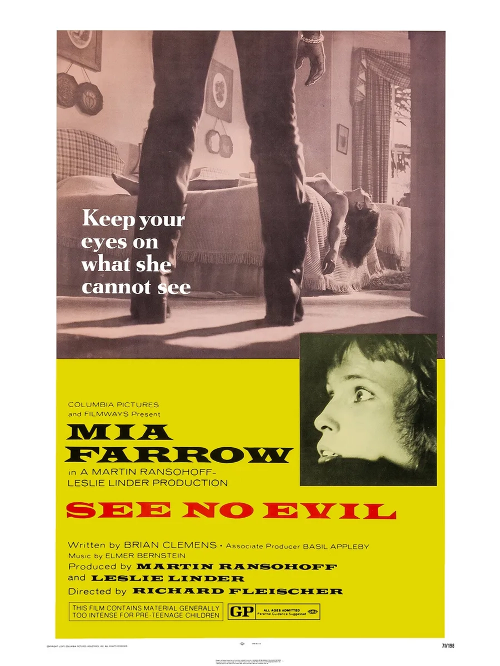 Слепой ужас (1971) (DVD-R)