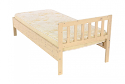 Кровать Бони, спальное место 90х200, массив