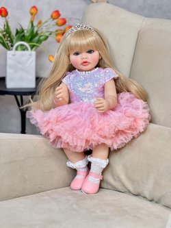 Кукла Реборн виниловая 55см (FA-863)