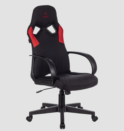 Кресло игровое Zombie RUNNER (ткань/экокожа, до 120 кг)