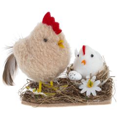 GAEM Фигурка декоративная "Цыплята", L15 W5,5 H9 см, 2в.