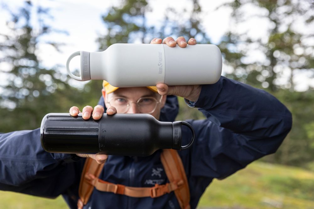 Термобутылка Klean Kanteen Rise Vac Classic Arch Loop 20oz (592 мл) Black