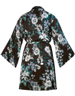 Халат Xena с длинным рукавом (Размер: XXL) (Цвет: черный с зеленым)