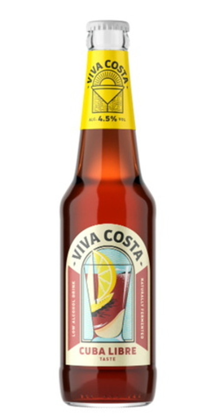Коктейль слабоалкогольный "Viva Costa" Cuba Libre 0,33л. Лидское пиво