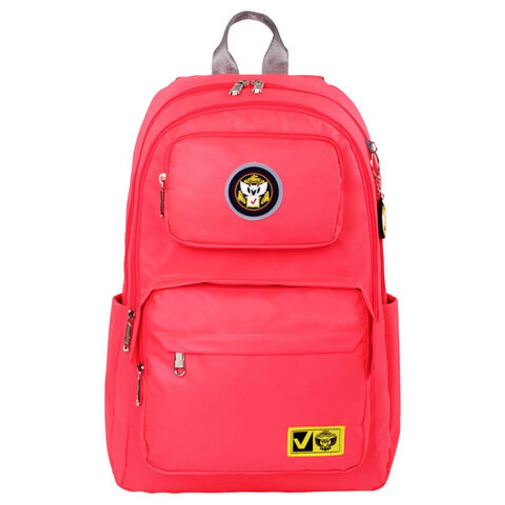 Рюкзак BRAUBERG LIGHT молодежный, с отделением для ноутбука, нагрудный ремешок, неон-коралловый, 47х31х13 см, 270298