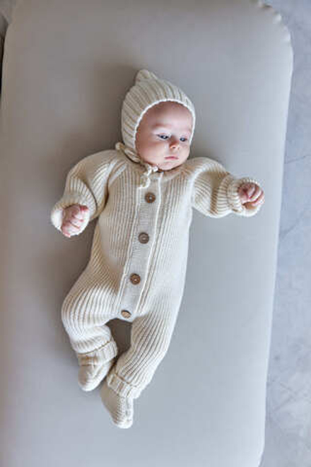 Комплект 3в1 классический из мериноса, Молочный