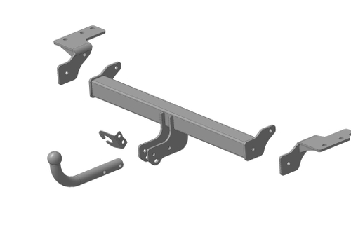 Фаркоп Haval Dargo 2022-, X 2023- твердое крепление шара Трейлер.8152