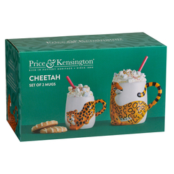 Набор из 2 кружек cheetah, 405 мл и 195 мл
