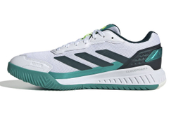 Мужские кросовки для Padel Adidas Courtquick Padel M - облачно-белый/основной черный/зеленый металлик