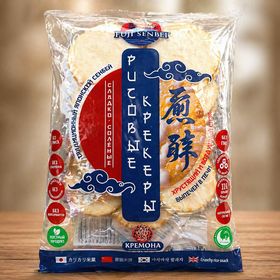 Японские рисовые крекеры Fuji Senbei сладко-соленые 106гр