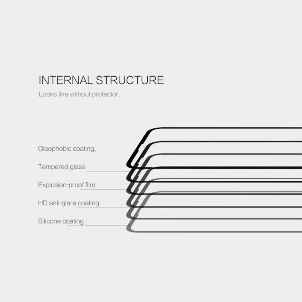 Защитное стекло Nillkin 3D AP+MAX для iPhone 11 Pro / X / XS