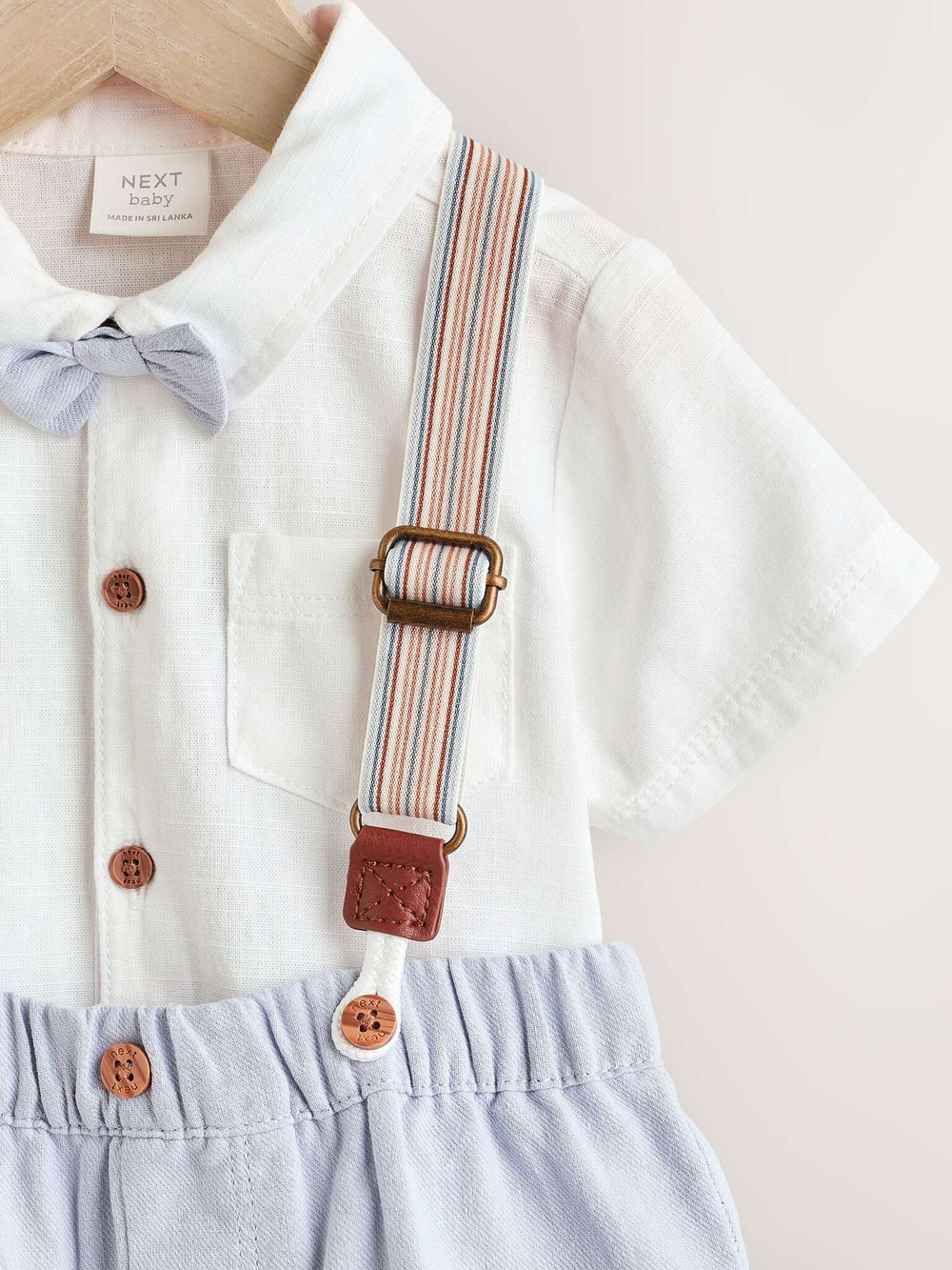 Комбинезон и боди в комплекте для малышей Next E47-905, Белый, Голубой