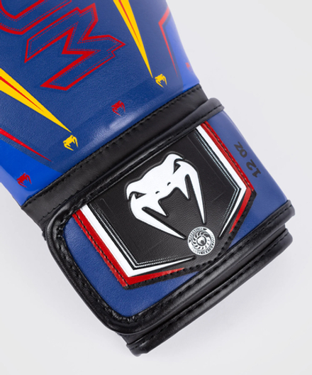 Перчатки боксерские Venum Elite Evo Blue/Yellow/Red