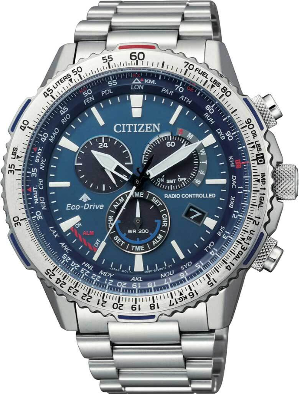 Японские наручные часы Citizen CB5000-50L с хронографом