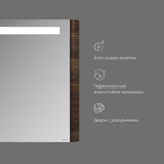 Зеркальный шкаф AM.PM Sensation M30MCL0801NF