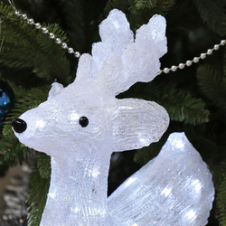Н.г Фигурка дек. Олень 31*52см, 60LED, 220В Y4-3070