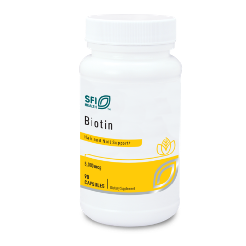 SFI health Biotin 5000 mcg 90 vegcaps.