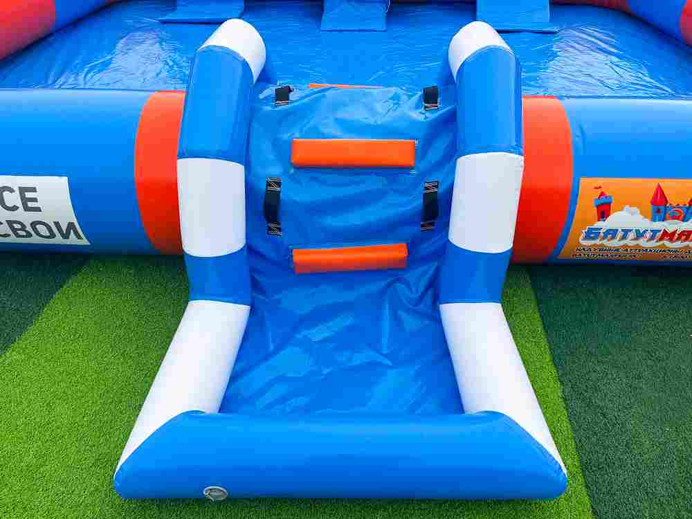 Надувной наземный аквапарк «Акула 2», 8*7*4,5 м