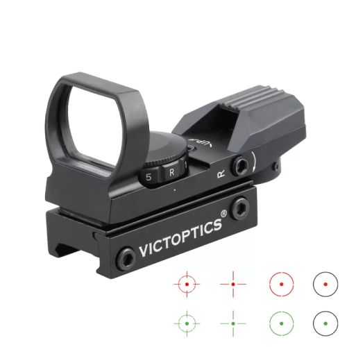 Коллиматорный прицел Vector Optics VictOptics Z1 1x23x34 (открытый, 1х, 4 метки красная\зеленая, ip67, weaver)