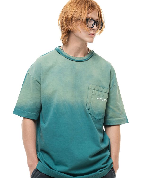 Футболка Degrade Effect зеленая - фото 2