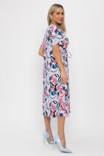 Платье Цветы лета (голубо-розовое) П13784-18М LT Collection (Акция)