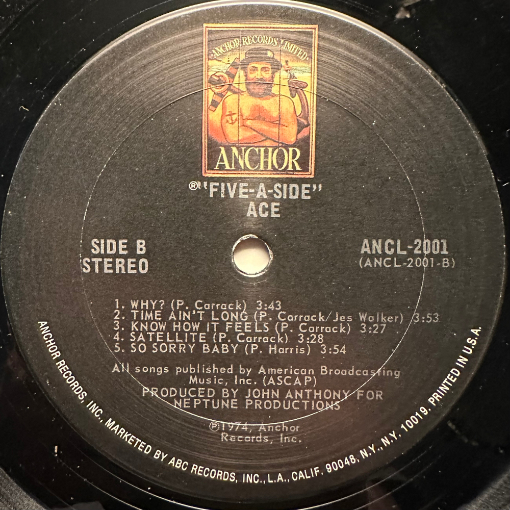 Ace - An Ace Album (США 1974г.)