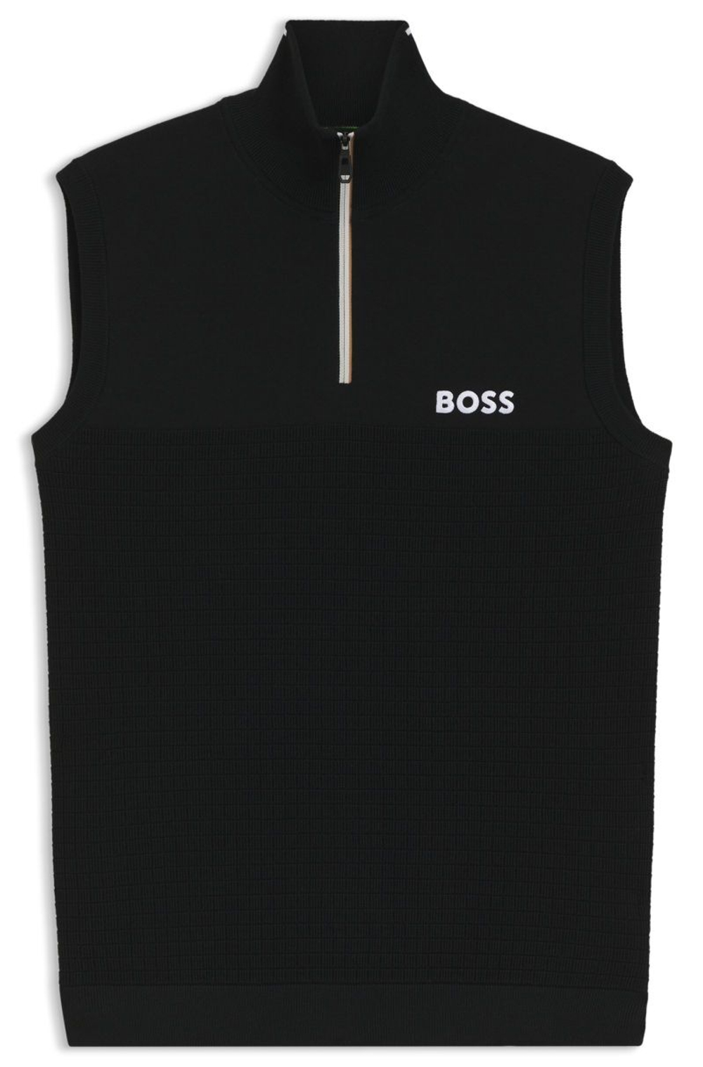 Теннисная жилетка BOSS Birdie 1/4 Zip - black