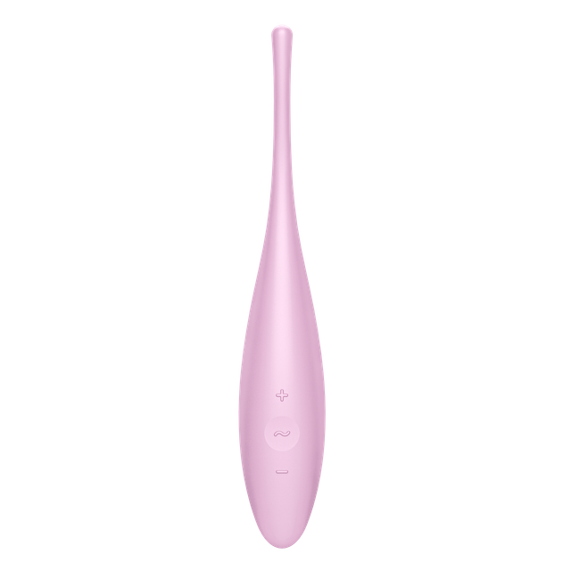 Перезаряжаемый точечный вибромассажер Satisfyer Twirling Joy, розовый