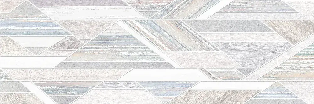 Декоративная плитка ALMA Ceramica DWA11MDS014 Medis 60x20 бежевая / голубой глянцевая с орнаментом