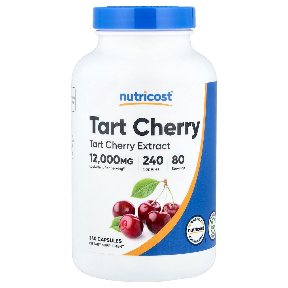 Nutricost, вишня, 240 капсул (400 мг в 1 капсуле)