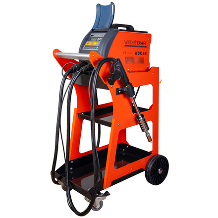 WDK-9B (УЦЕНКА) Многофункциональный споттер 220В, 14кВА, 40А, сварочный ток 3800А, с тележкой WDK-1331