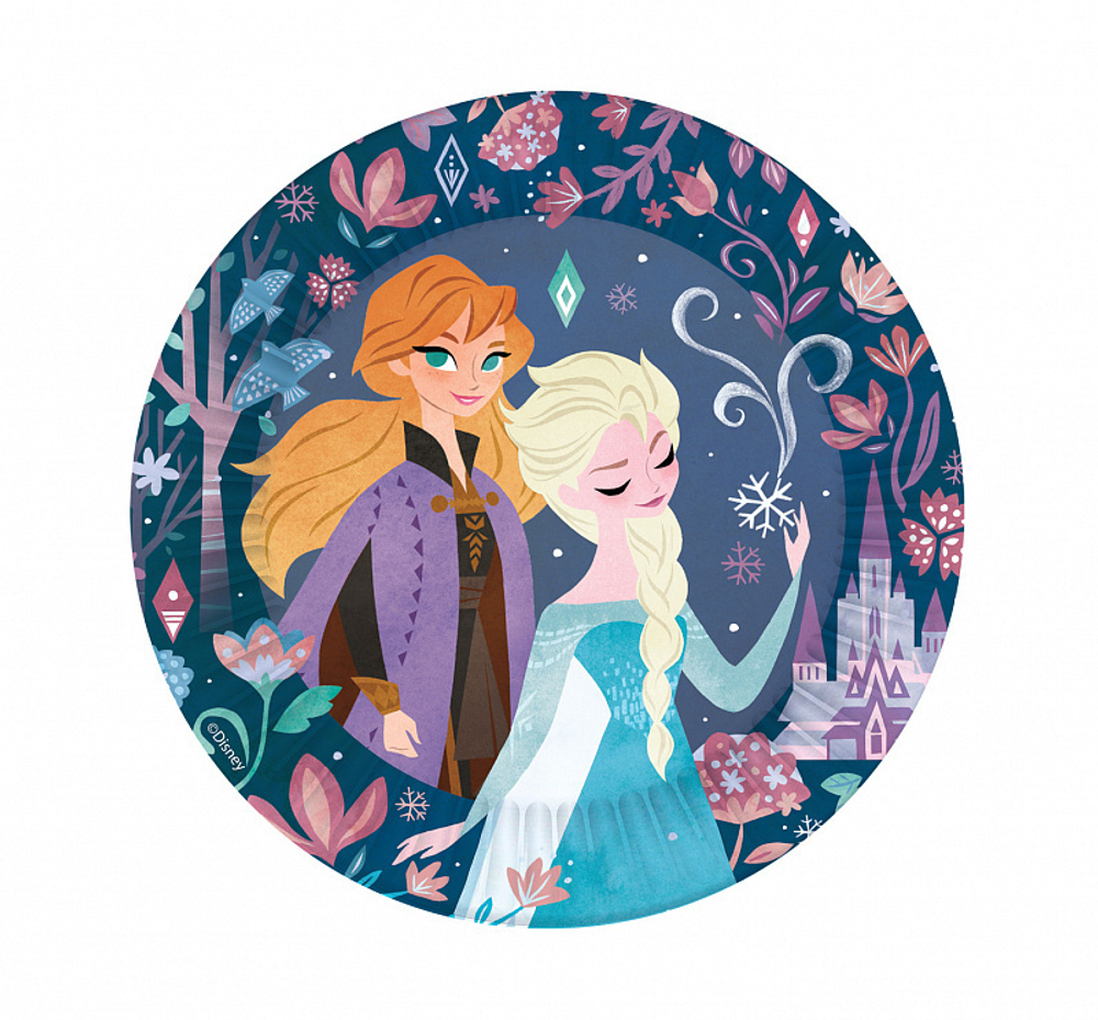 Тарелки "Холодное сердце" Сканди / Frozen Scandi