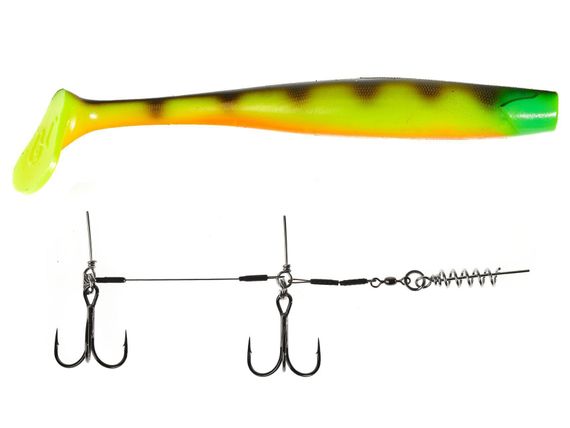 Виброхвосты LJ 3D BBS Series KUBIRA SWIM SHAD 9,0in (22,86)/PG30 1шт.+Stinger L