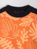 Костюм для девочки на осень, оранжевый