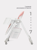 Стол-стул "CREAM" RH302 Cloud Pink